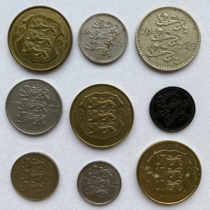 Estonia lot of coins (9)