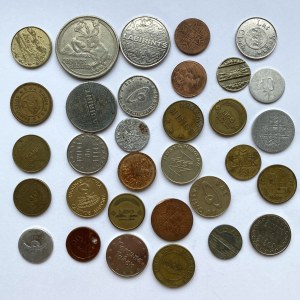 Latvia collection of tokens 32 pc