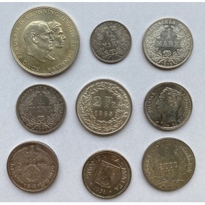Silver coins (9)