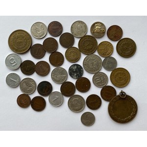 Lot of coins, medal, badge (36)