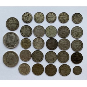 Russia lot of silver coins (28)