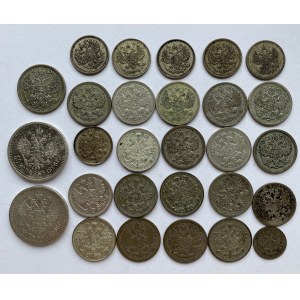Russia lot of silver coins (28)