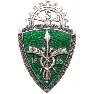 Latvia school badge VSP 1935