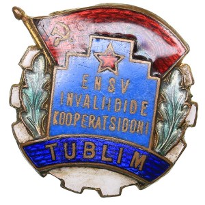Russia - USSR badge The best of the ESSR cooperation for the disabled