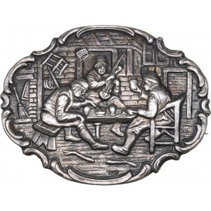 Latvia silver broch