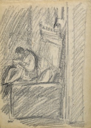 Wojciech WEISS (1875-1950), Renia czytająca, 1914