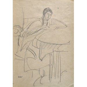 Wojciech WEISS (1875-1950), Maryla czytająca przy stole, ok. 1913