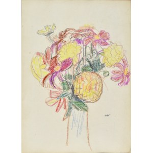 Wojciech WEISS (1875-1950), Bukiet kwiatów ogrodowych, 1910