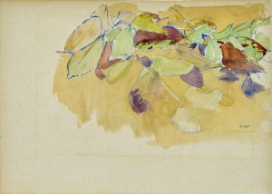 Wojciech WEISS (1875-1950), Studium jesiennych liści, przed 1900