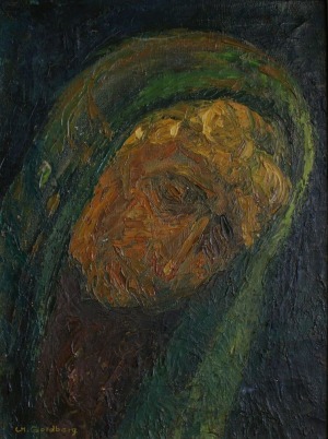 Chaim Goldberg (1917-2004), Kobieta w chuście