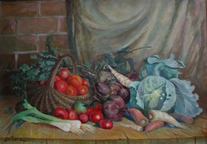Antoni Kierpal (1898-1960), Martwa natura z warzywami