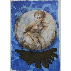 Jan Lebenstein (1930-1999), Ilustracja do Eugenio Montale &bdquo;Cinquante ans de poesie&rdquo;