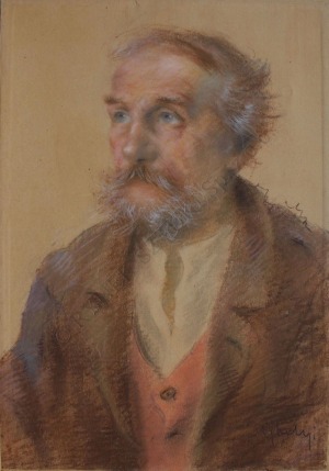 Józef Ujhelyi(1895-?), Portret męski