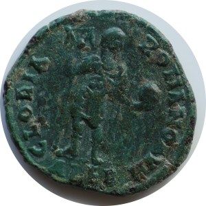 Brąz, Teodezjusz I 392-395, Aleksandria, rzadki