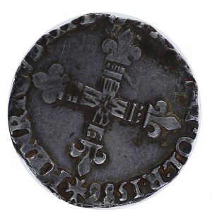 Henryk Walezy, 1/8 ecu 1586