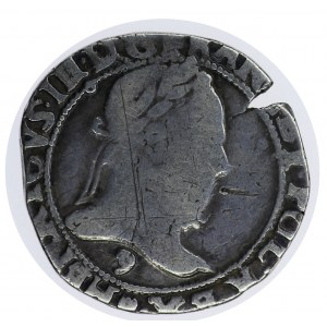 Henryk Walezy, 1/2 franka, 1587, Rennes