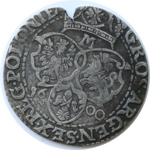 Zygmunt III Waza, szóstak, 1600, Malbork