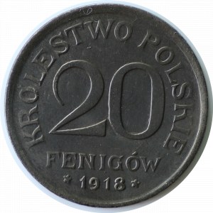Polska od 1916, 20 fenigów