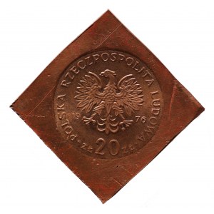 20 złotych 1976 - Nowotko klipa - próba technologiczna ?