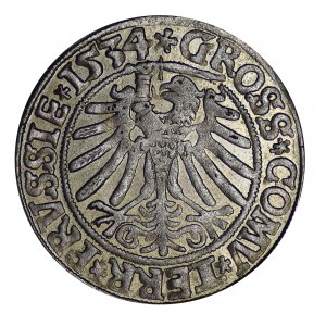Zygmunt I Stary, Grosz. 1534, Toruń - PIĘKNA !!!