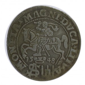 Zygmunt II August, Grosz, 1548, Wilno