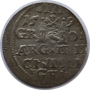 Zygmunt III Waza, Trojak,1594, Ryga