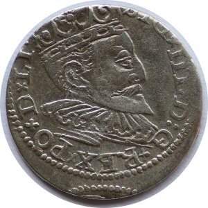 Zygmunt III Waza, Trojak,1597, Ryga