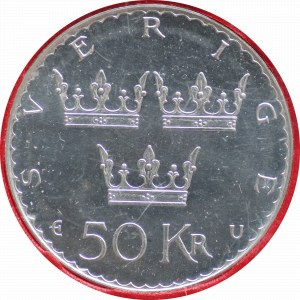 Szwecja, 50 koron 1975, Reforma Konstytucji