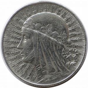 5 złotych Głowa kobiety 1932