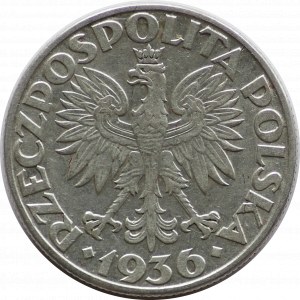 2 złote Żaglówka, 1936