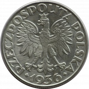 2 złote Żaglówka, 1936