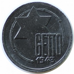 Getto Łódź, 5 marek - aluminium z magnezem