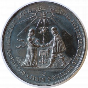 Śląsk - Wrocław , Medal zaślubinowy bez daty J. Buchheim