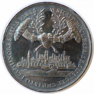 Śląsk - Wrocław , Medal zaślubinowy bez daty J. Buchheim
