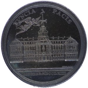 medal 1763 autorstwa Oexleina na pokój w Hubertusburgu - PROOF LIKE !