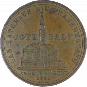 Ząbkowice Ślaskie 1858 Das Rathaus ..