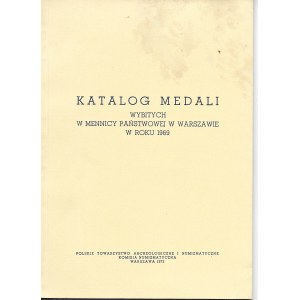 Katalog medali wybitych w mennicy państwowej w Warszawie w roku 1969