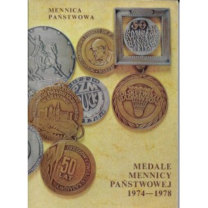 Katalog medali wybitych w mennicy państwowej w Warszawie w roku 1974-1978