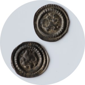 Bela IV Wielki 1235-1270, zestaw 2 brakteatów