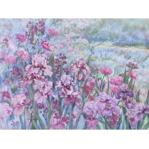 Natalia Kudryavtseva, Irises.