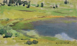 Wywiórski Michał Gorstkin, JEZIORO WŚRÓD ŁĄK, 1900-1915