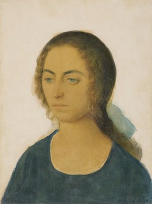 MINKOWSKI MAURYCY, PORTRET DZIEWCZYNY, 1922