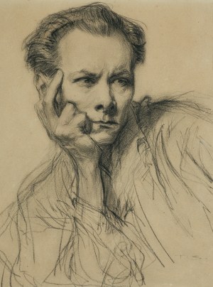 Styka Tadeusz, AUTOPORTRET, OK. 1925