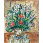 Karol ADLER (ur. 1936), Kwiaty w wazonie