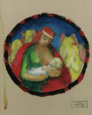 Zdzisław CYANKIEWICZ (1912-1981), Madonna z Dzieciątkiem