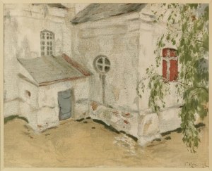 Ferdynand RUSZCZYC (1870-1936), Kościółek na Litwie, 1903