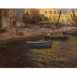 Carl O'LYNCH VON TOWN (1869-1947), Marina w Portovenere