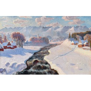 Ludwik LESZKO (1890-1957), Pejzaż zimowy, 1929