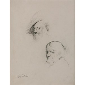 Eugeniusz ZAK (1884-1926), Szkice głów