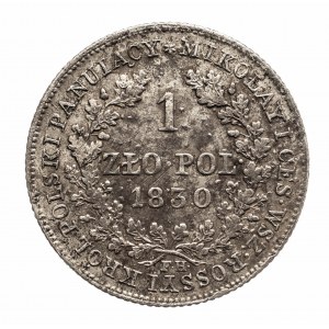 Polska, Królestwo Polskie, Mikołaj I 1825-1855, 1 złoty 1830, Warszawa